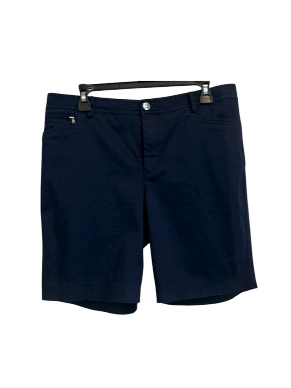 LAUREN RALPH LAUREN Petite Navy Walking Shorts